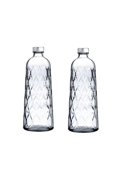 kitchenboost Paşabahçe leafy su şişesi - 2 li metal kapaklı su sişesi sürahi ...