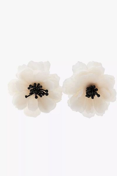My Joyas Design Zr Model Fabric Flower Earrings