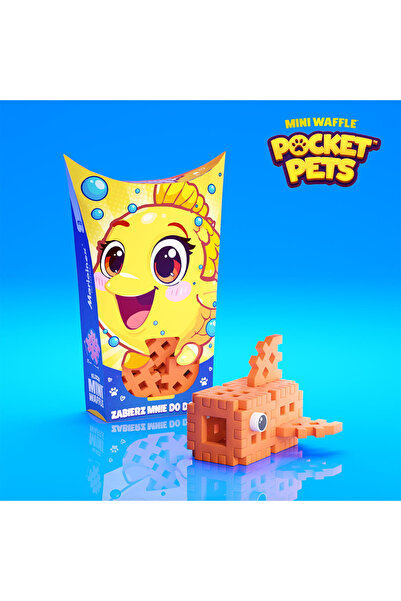 Marioinex Mini Waffle 16el Pocket Pets: Pește