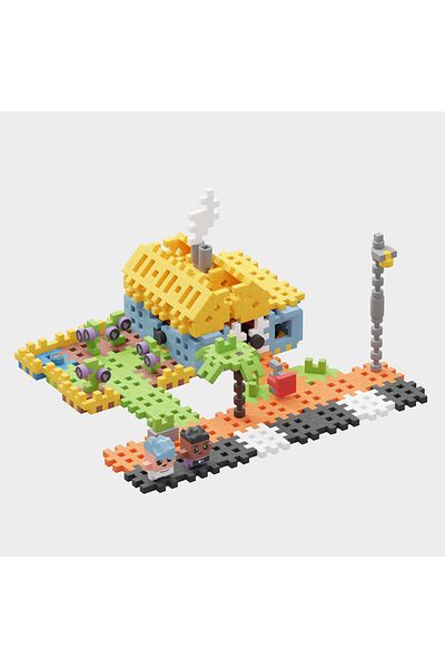 Marioinex Building set, Family House, 148 pieces, Mini Waffles,