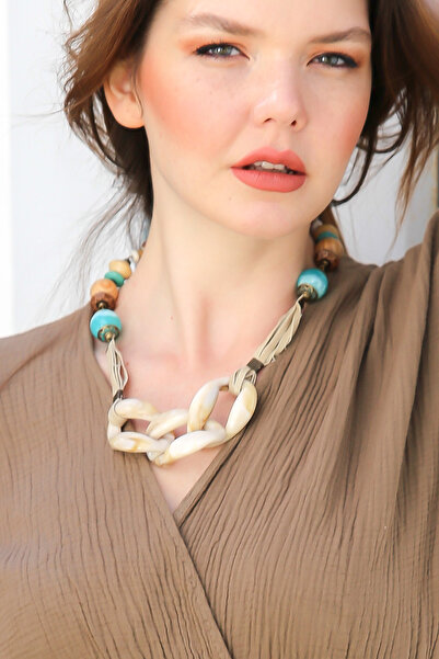 Chiccy Kemik Zincir Detaylı Tasarım Kolye