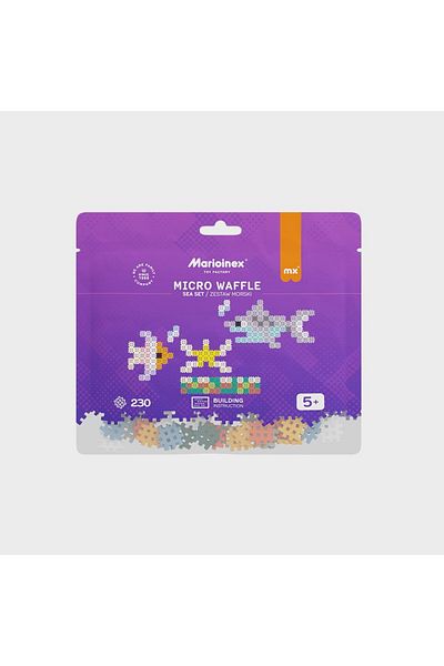 Marioinex Construction set, Ocean, 230 pieces, Micro Waffles,