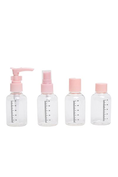 R&B Pink PO8 TRAVEL REFILLING BOTTLE