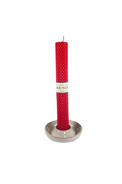 CARUL CU MIERE HANDMADE candle made of natural wax, honeycomb pattern, 26 cm x 3 cm