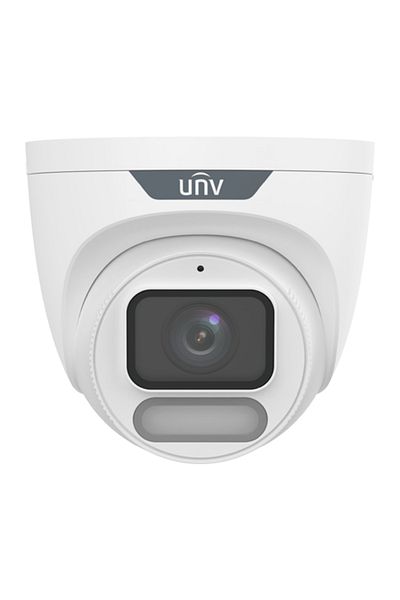 Uniview Cameră IP Wise-ISP, ColorHunter, 8MP, obiectiv 4.0mm, WL 30M, microfon, PoE, color 24/7 - IPC3628LE-ADF40K-WP