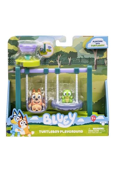 Fat Moose Bluey - Turtleboy Playground playset, with 2 figures
