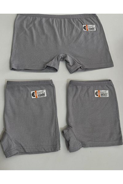 ÇEÇEN HOME (3 Pcs) Women's Boxers with Cotton Rib, Women's Panties