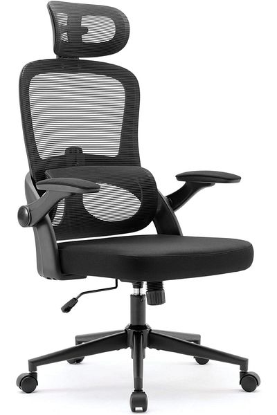 Woodies M102C Ergonomic Gaming Office Chair, Dual Back Design (Black)