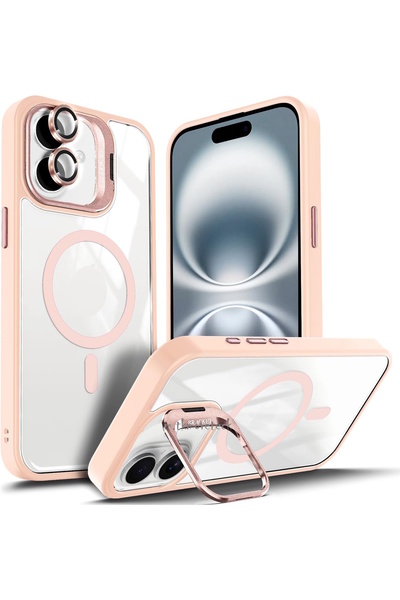 m.tk moveteck İphone 11 Kılıf Standlı Mika Magsafe Hassas Butonlu Metal Tuşlu...