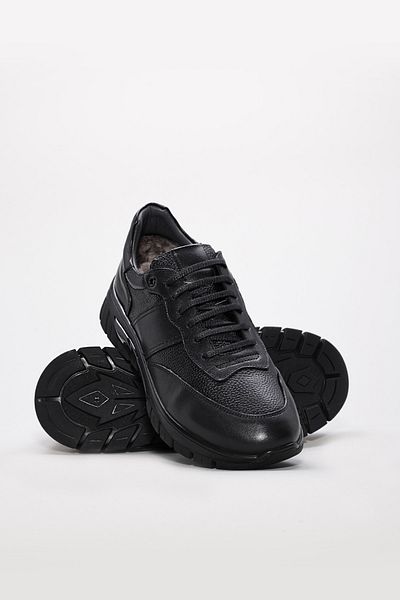FAST STEP Genuine Leather Fur Men's Casual Shoes 214Kma2228