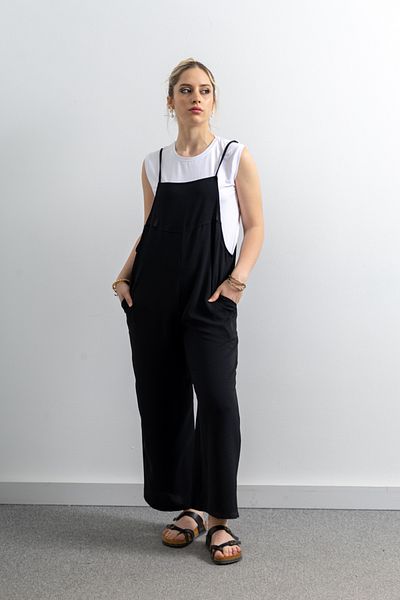 TUĞBA ERGÜL Women's Ayrobin Linen Jumpsuit