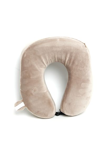 R&B Taupe Travel pillow