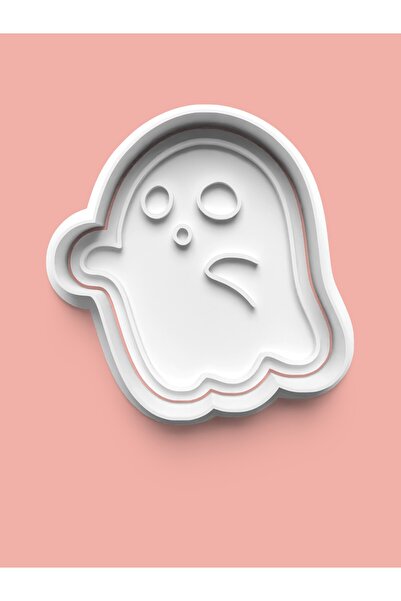 AKTASTORE قالب كوكيز على شكل شبح وقالب عجينة السكر 0439-4