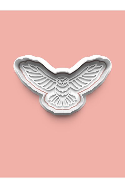 AKTASTORE قالب بسكويت البومة وقالب عجينة السكر 0434-4