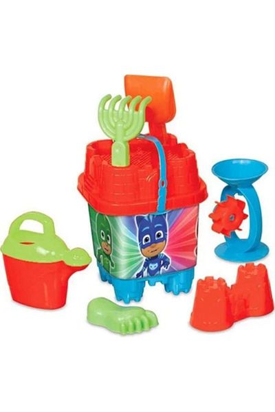 DEDE Pjmask Castle Bucket Set Large Size 40X20X20 cm 7 Pieces Sea Sand Set