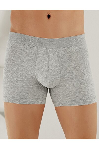 Şahinler Men's Lycra Text Detailed Baggy Cotton Boxer