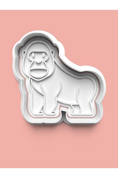 AKTASTORE قالب بسكويت الغوريلا وقالب عجينة السكر 0438-4