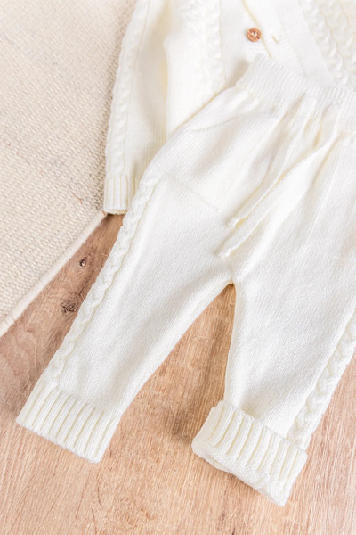 Babymod Beret Knitwear Cardigan Winter Baby Boy Suit Set