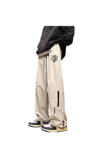 huitich Men’s Quick-Dry Casual Pants Apricot, Size L