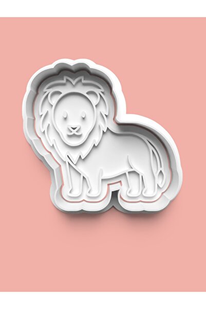 AKTASTORE قالب بسكويت الأسد وقالب عجينة السكر 0438-3