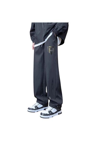 huitich Men’s Quick-Dry Casual Pants Black, Size M