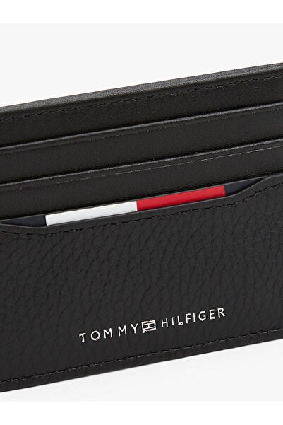 Tommy Hilfiger Schwarze Herrenbrieftasche TH CENTRAL CC HOLDER