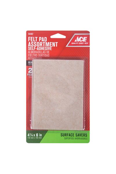 ACE Self Adhesive Felt Pads 4.25 x 6 Inch