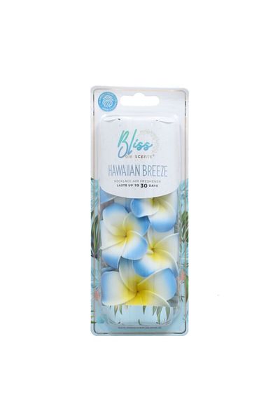 Bliss Air Scents Hawaiian Breeze Scented Necklace Air Freshener