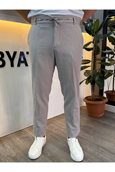 BYATA MENS STYLE Men's Linen Trousers