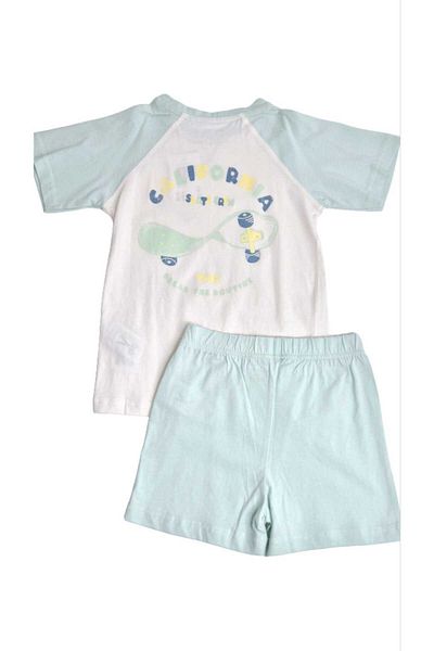 Mo Short Sleeve Pajamas 100% Cotton