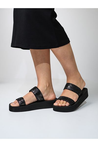 HANOX Gloria Printed Eva Sole Wedge Heel Women's Beach Slippers (4.3) cm