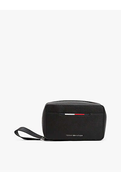 Tommy Hilfiger Erkek Siyah Washbag