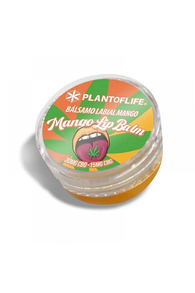 OEM Lip Balm 1% CBD canabidiol and 0.5% CBG Plant of Life Mango 3g