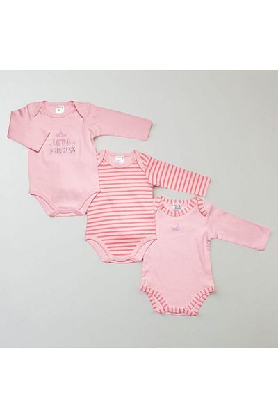 OEM Set Body Little Princess 3 piese, 6 luni, 68 cm