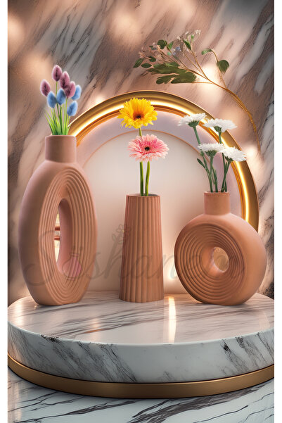 Süshanem İskandinav Tarzı Bohem Vazo Seti