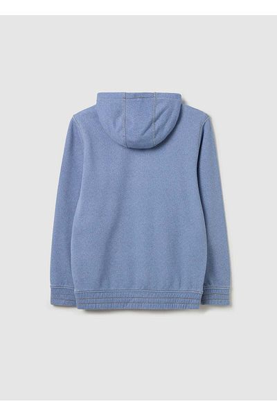 Ovs Hoodie With ''Never Back Down� Print