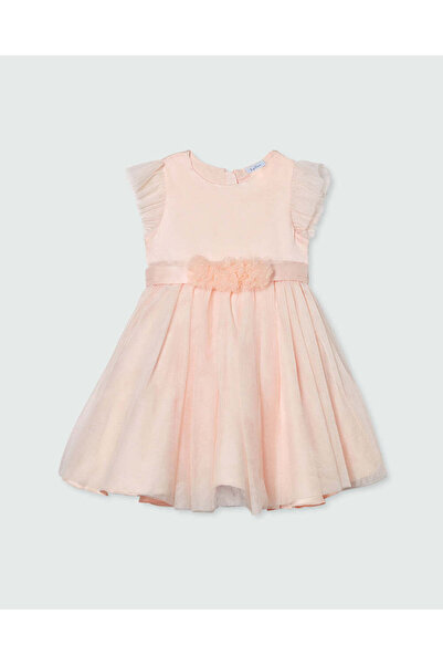 Ovs فستان من التول مع تطريزات زهرية