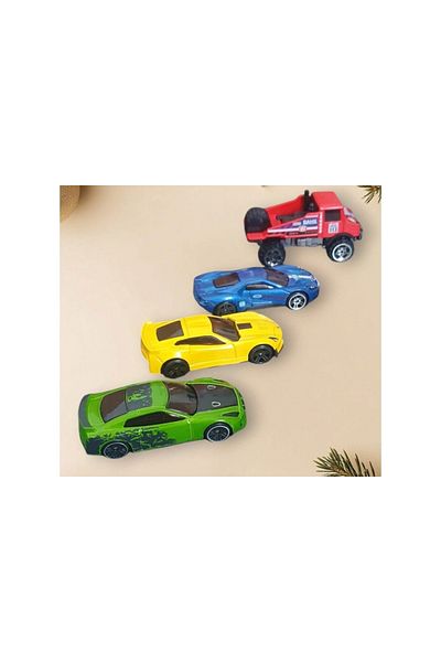 MOAWAVE Set of 4 toy cars, Die-Cast metal plastic type, Multicolor MOAWAVE™