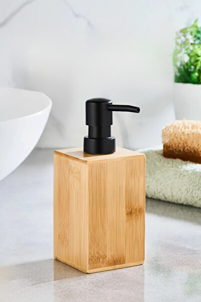 ROYALGROSS Μπαμπού Μακρύς Τετράγωνος Διανομέας Υγρού Σαπουνιού