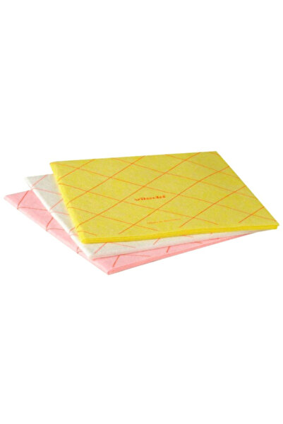 Vileda 3-Piece All Purpose Cloth Yellow 38 x 40 Inch