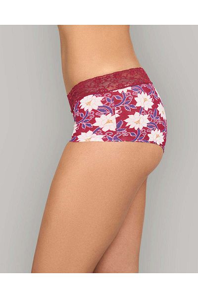 La senza Cotton Boyshort Panty with Logo Band