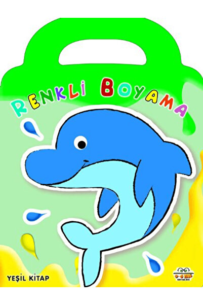 0-6 Yaş Yayınları Yeşil Kitap - Renkli Boyama