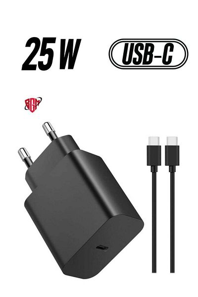bgm 25W Super Fast Wall Charger PD 3.0 Adapter Type USB-C for Samsung S22 US EU Plug