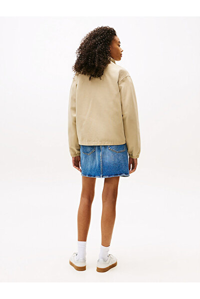 Tommy Hilfiger TJW REG ZIP BAWEŁNIANA KURTKA EXT