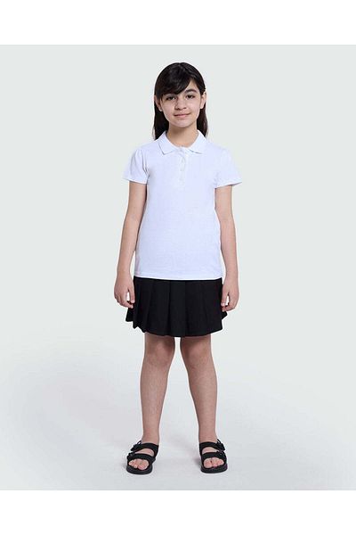 Ovs Caviar Black Pleated Skirt For Girls
