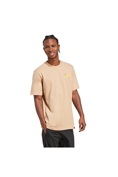 adidas Καφέ ανδρικό μπλουζάκι M CHEESE T JM6461