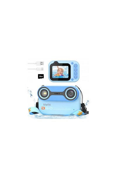 THD Kids Underwater Camera, Pixels D60, 18 Megapixels, FullHD 1080p, Selfie Camera, Max Depth 3 Mete