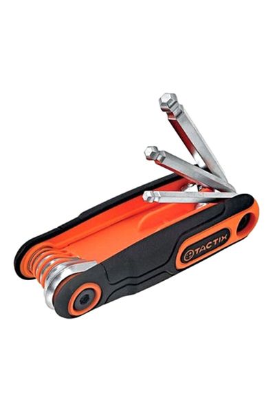 Tactix Chrome-Vanadium Steel Ball End Metric Hex Key with Comfort Grip