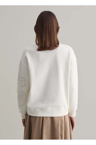 Ovs Sweatshirt With Floral Embroidery