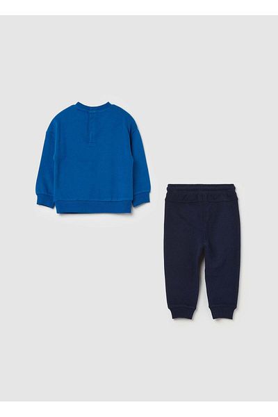 Ovs Fleece Jogging Set With Mickey Mouse Print